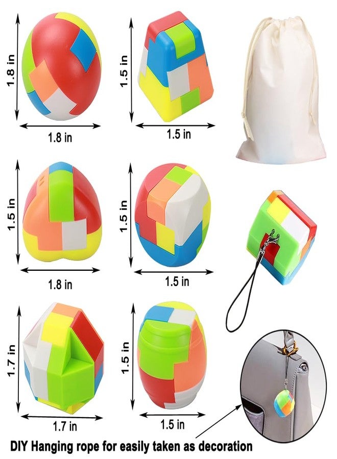 Yowlieu 16 Pack Brain Teasers Puzzles for Kids & Adults, Brain Teasers Metal IQ Toys Puzzle Mind Game 3D Coil Cast Wire Unlock Interlock Magic Ball Puzzles for Teenagers - Image 2